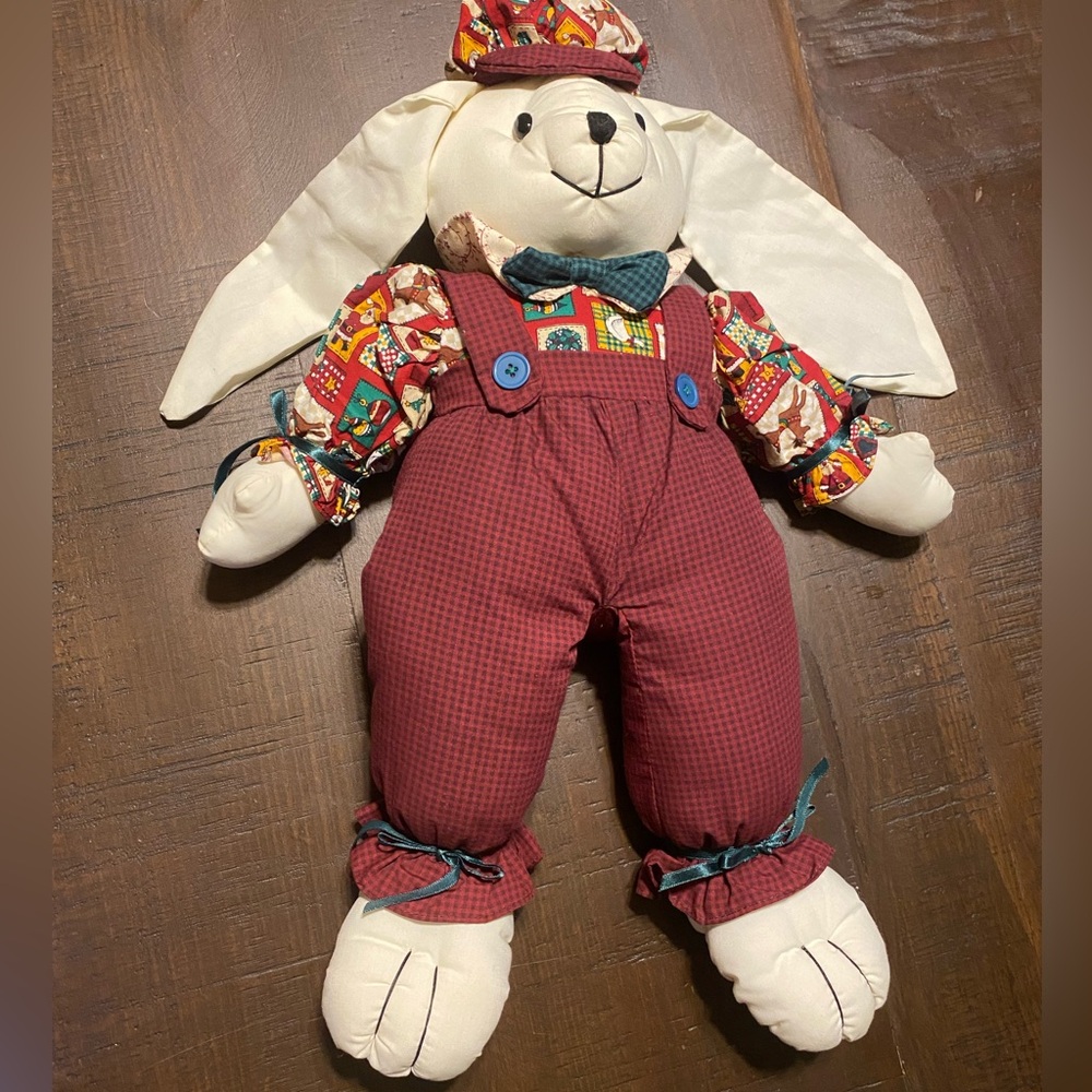 MTY RARE VINTAGE 22" Christmas BUNNY RABBIT.